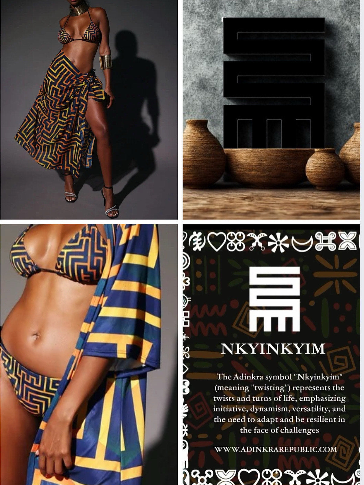 The Adinkra Symbol Nkyinkyim: A Symbol of Evolution and Adaptability