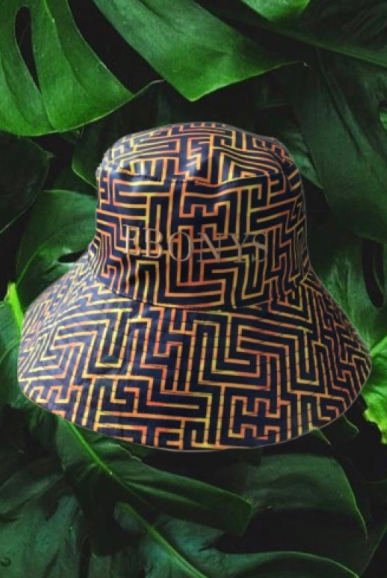 EBONYS chapeau bob - shine in color - motif traditionnel - EBONYS